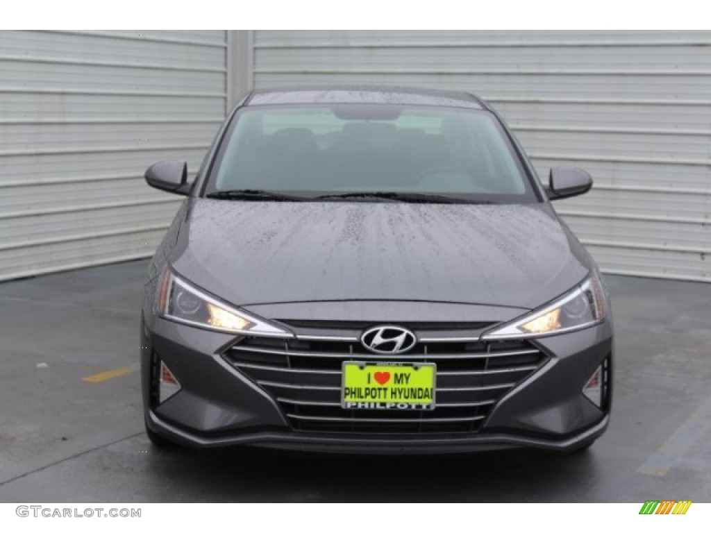 2019 Elantra SE - Machine Gray / Black photo #3