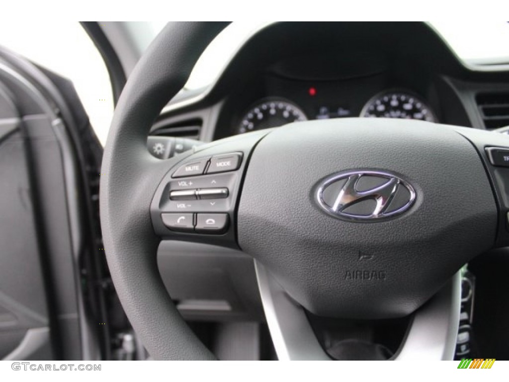 2019 Elantra SE - Machine Gray / Black photo #15