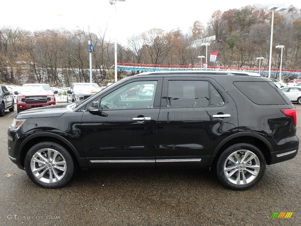 Agate Black 2019 Ford Explorer Limited 4WD Exterior Photo #130519760