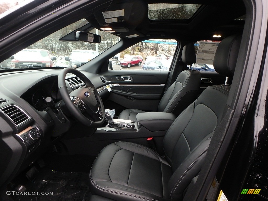 Medium Black Interior 2019 Ford Explorer Limited 4WD Photo #130519808