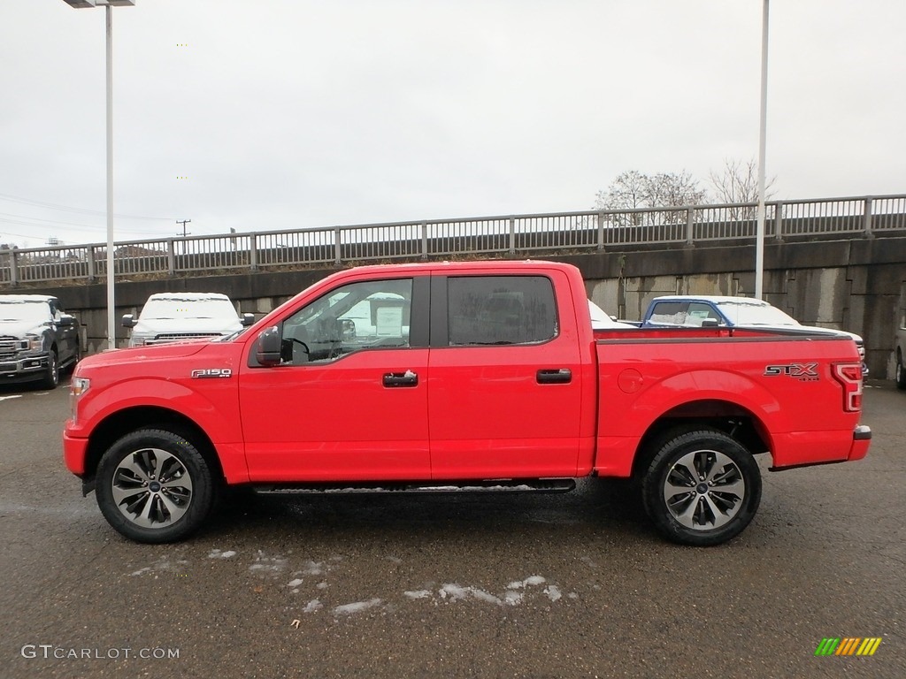 2019 F150 STX SuperCrew 4x4 - Race Red / Black photo #5