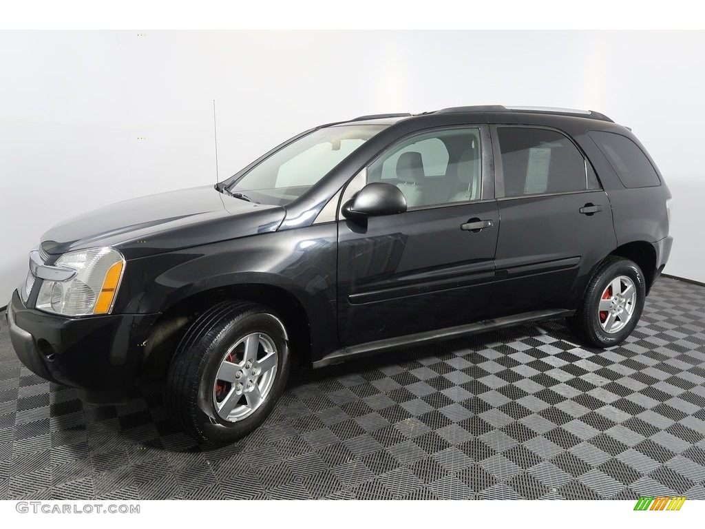 2005 Equinox LS AWD - Black / Light Gray photo #7