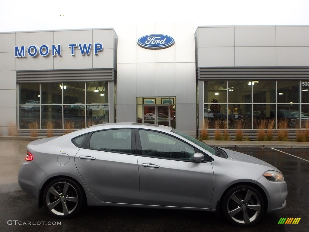 2016 Dart GT - Billet Silver Metallic / Black photo #1