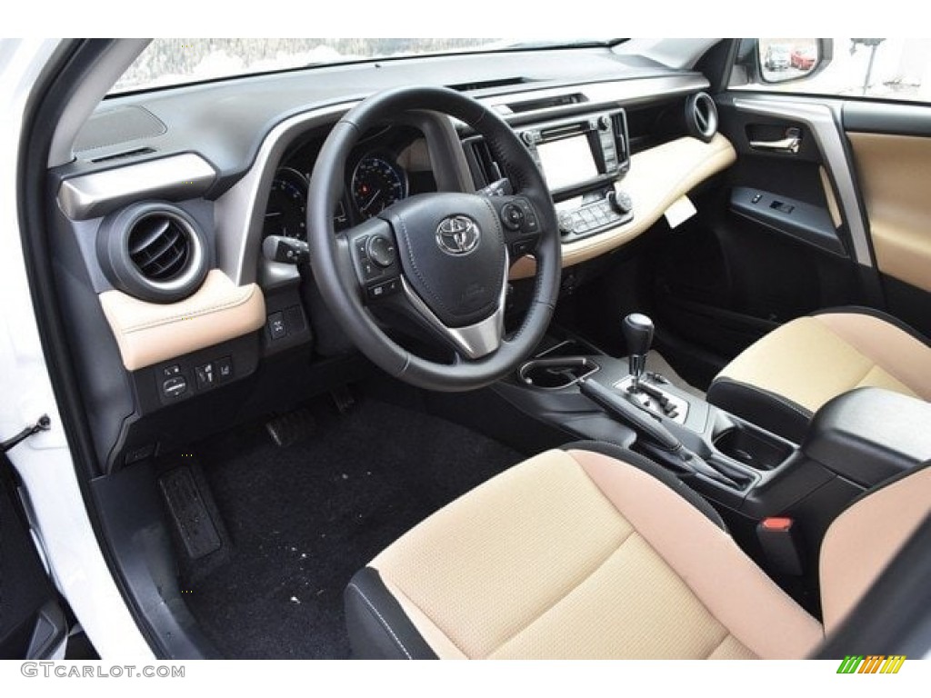 2018 RAV4 XLE - Super White / Nutmeg photo #5