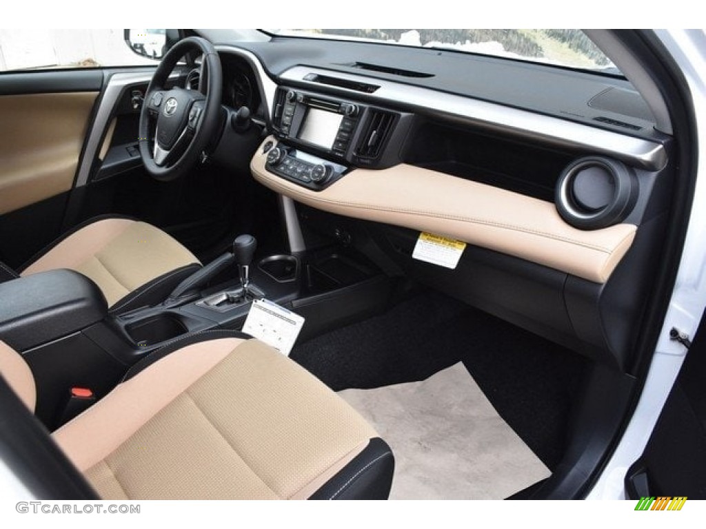 2018 RAV4 XLE - Super White / Nutmeg photo #11