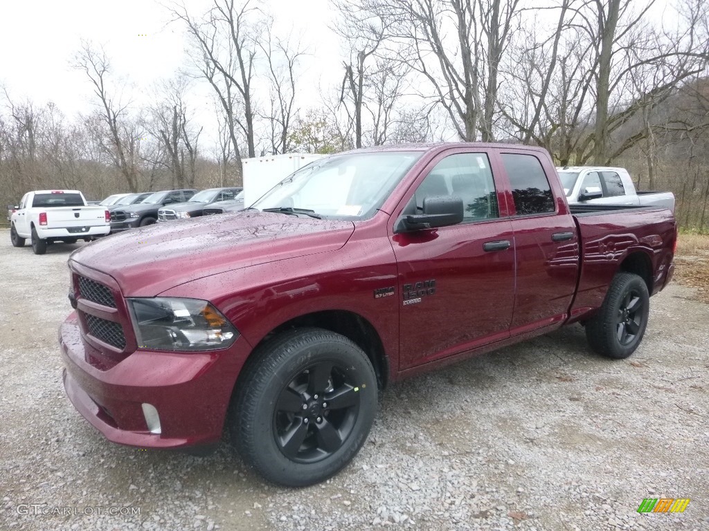 2019 1500 Classic Tradesman Quad Cab 4x4 - Delmonico Red Pearl / Black photo #1