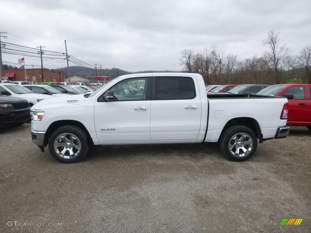 2019 1500 Big Horn Crew Cab 4x4 - Bright White / Black/Diesel Gray photo #2