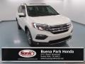 White Diamond Pearl 2017 Honda Pilot Touring