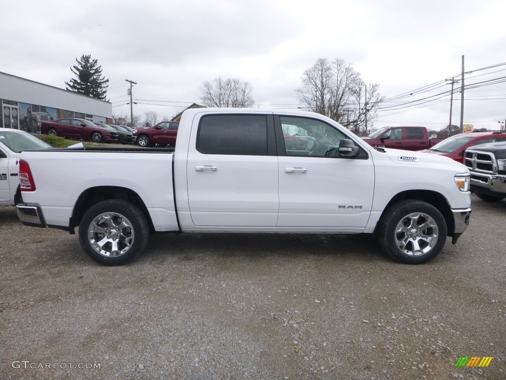 2019 1500 Big Horn Crew Cab 4x4 - Bright White / Black/Diesel Gray photo #6