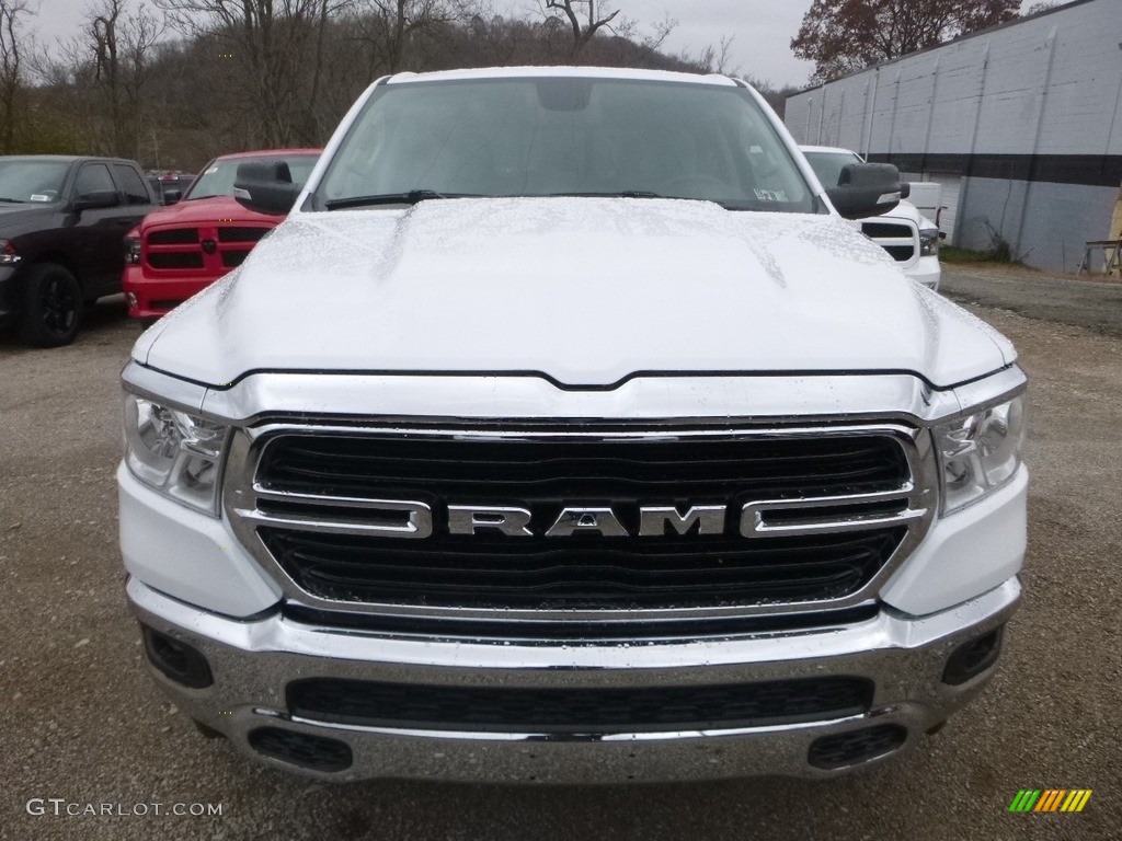 2019 1500 Big Horn Crew Cab 4x4 - Bright White / Black/Diesel Gray photo #8
