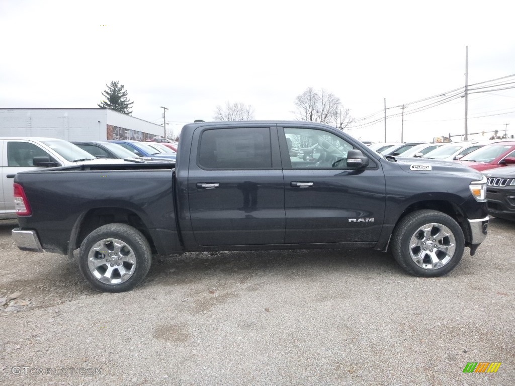 2019 1500 Big Horn Crew Cab 4x4 - Maximum Steel Metallic / Black photo #6