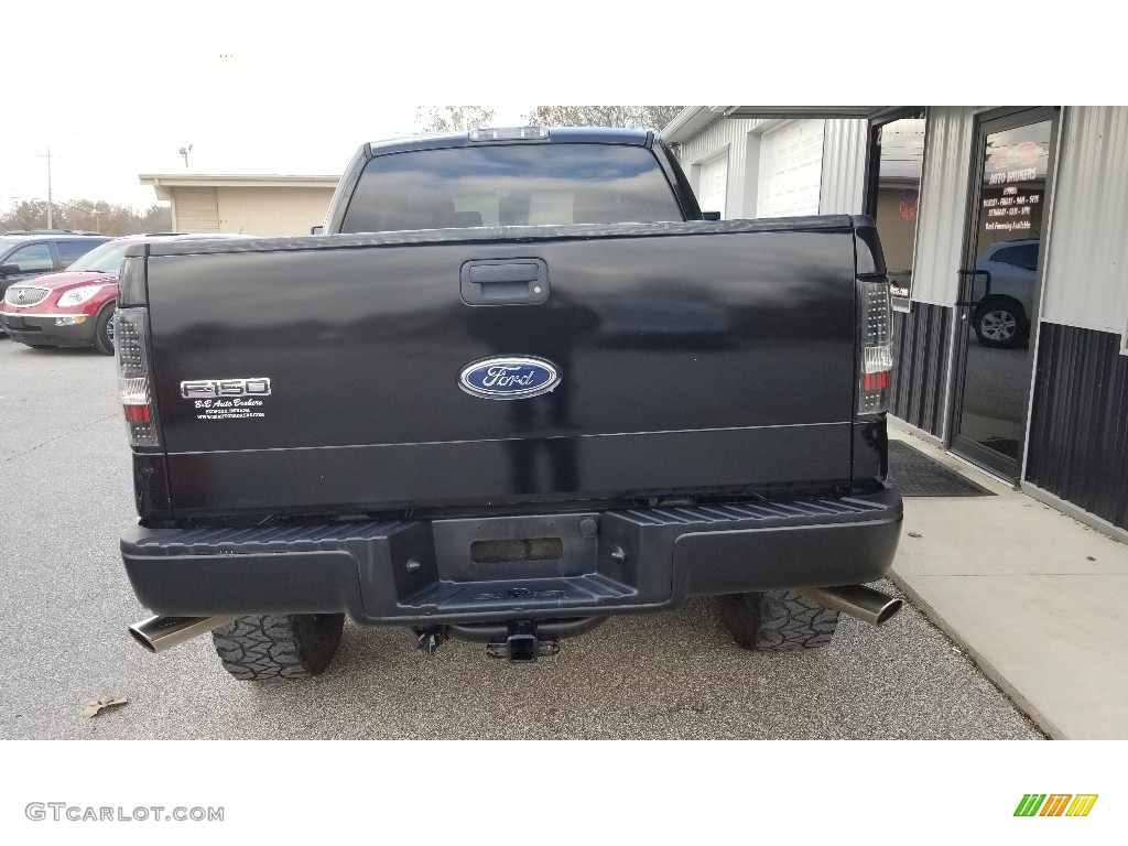 2004 F150 XLT SuperCab 4x4 - Black / Medium/Dark Flint photo #5