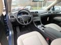  2019 Fusion SE AWD Light Putty Interior