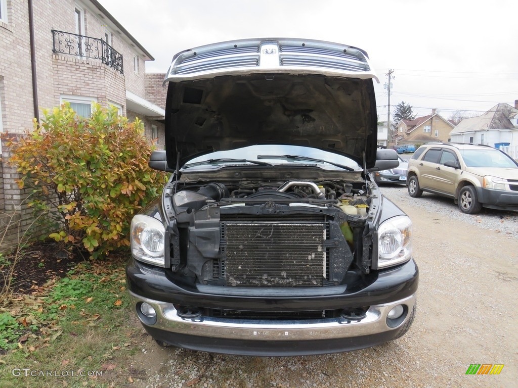 2008 Ram 3500 SLT Quad Cab 4x4 Dually - Brilliant Black Crystal Pearl / Medium Slate Gray photo #6