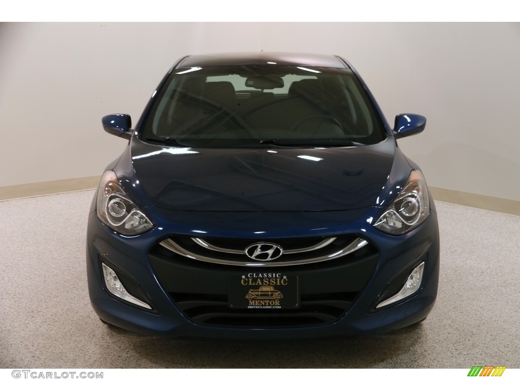 2013 Elantra GT - Windy Sea Blue / Black photo #2