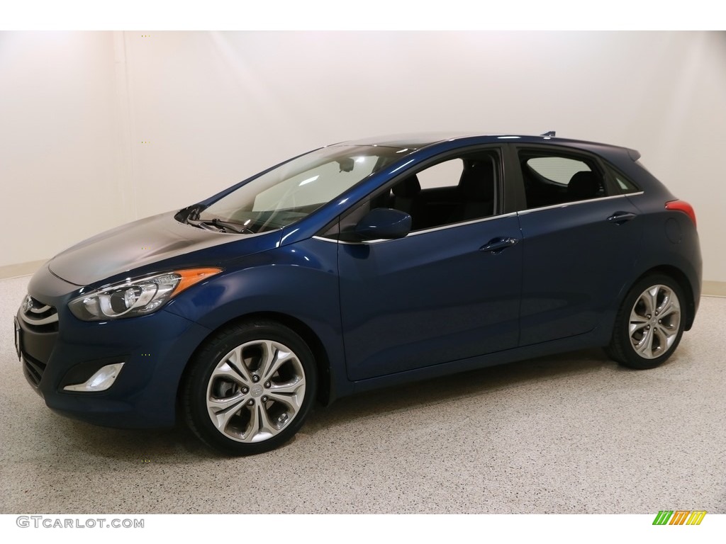 2013 Elantra GT - Windy Sea Blue / Black photo #3