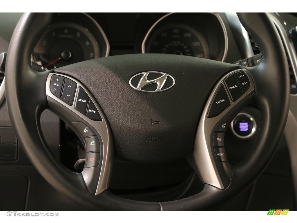 2013 Elantra GT - Windy Sea Blue / Black photo #7