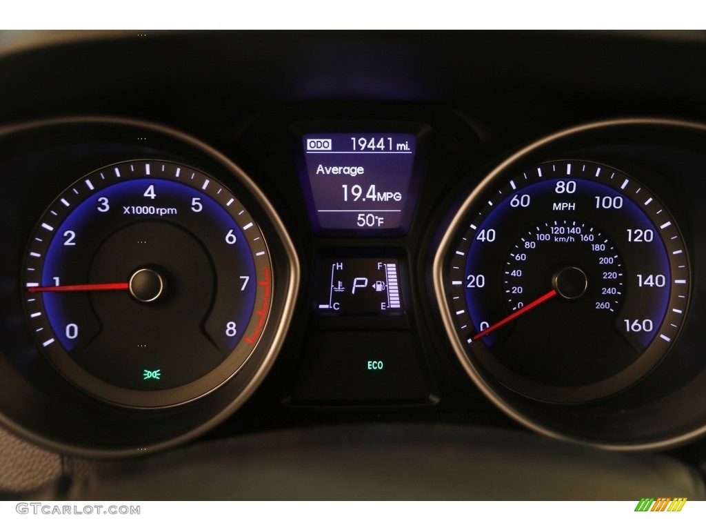 2013 Elantra GT - Windy Sea Blue / Black photo #8