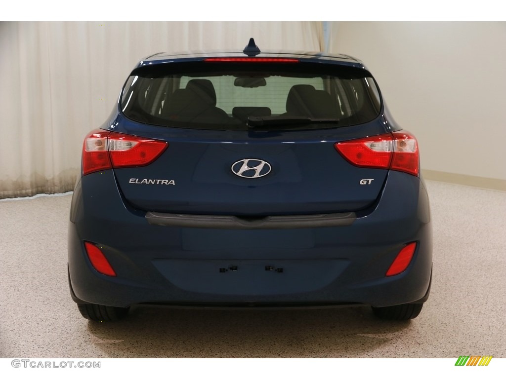 2013 Elantra GT - Windy Sea Blue / Black photo #16