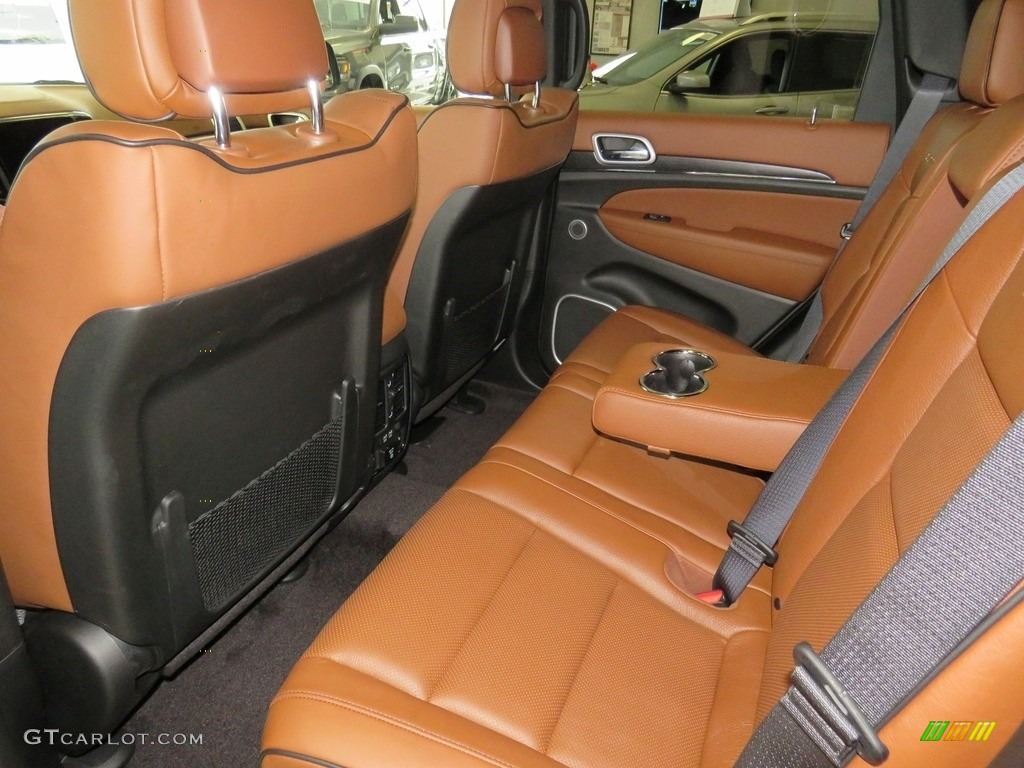 Black/Dark Sienna Brown Interior 2019 Jeep Grand Cherokee Summit 4x4 Photo #130530196