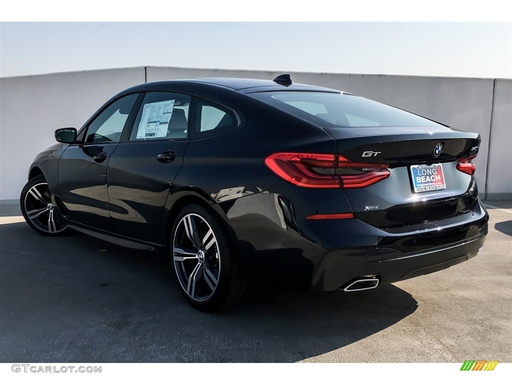 2019 6 Series 640i xDrive Gran Turismo - Carbon Black Metallic / Ivory White photo #2