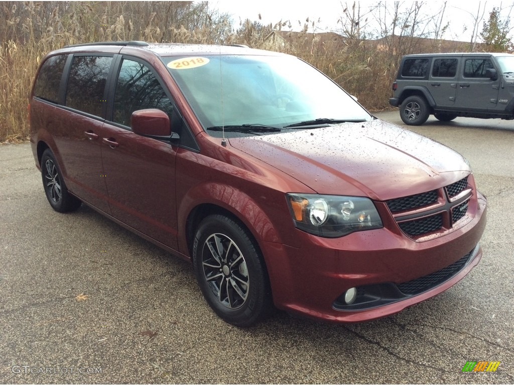Octane Red Pearl 2018 Dodge Grand Caravan GT Exterior Photo #130531318