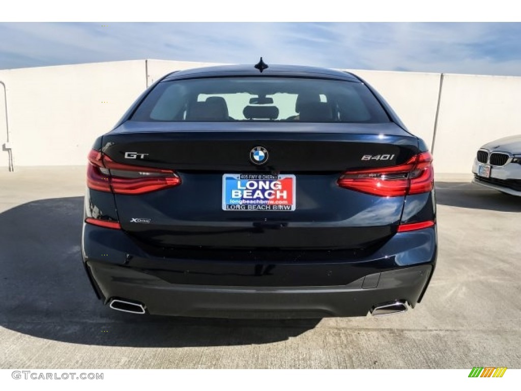 2019 6 Series 640i xDrive Gran Turismo - Carbon Black Metallic / Cognac photo #3