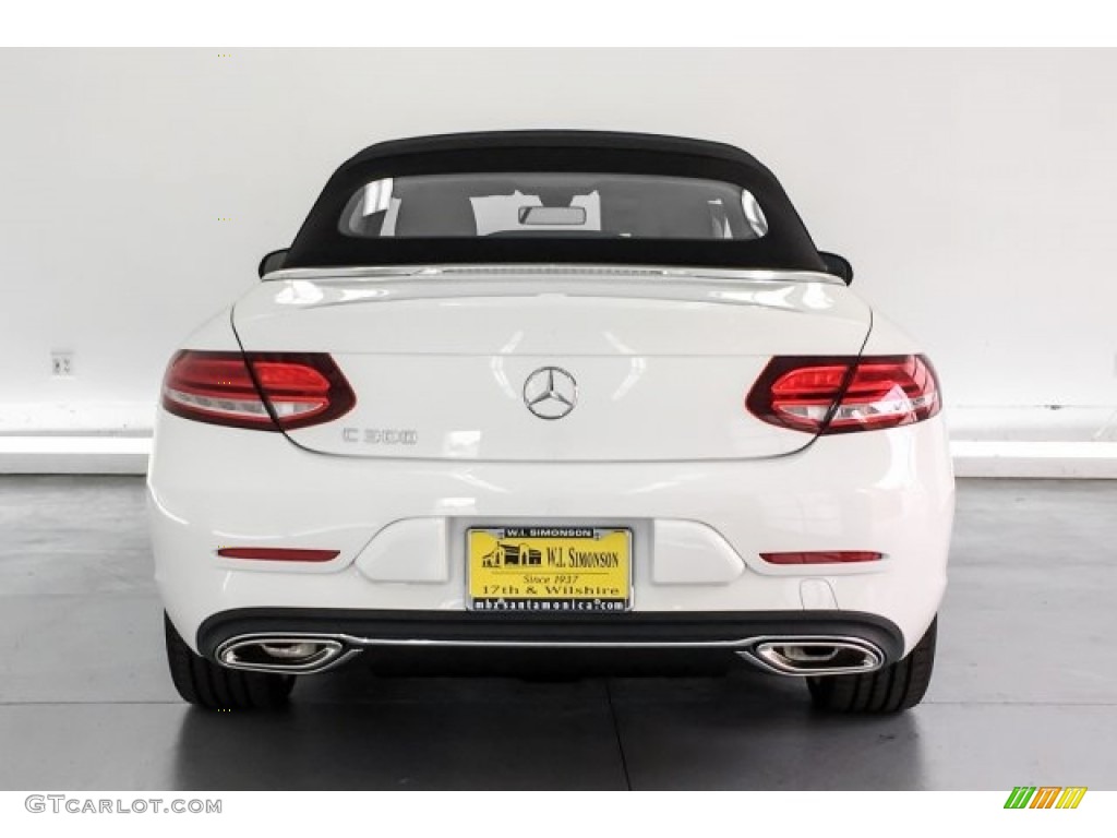 2019 C 300 Cabriolet - Polar White / Silk Beige/Black photo #3