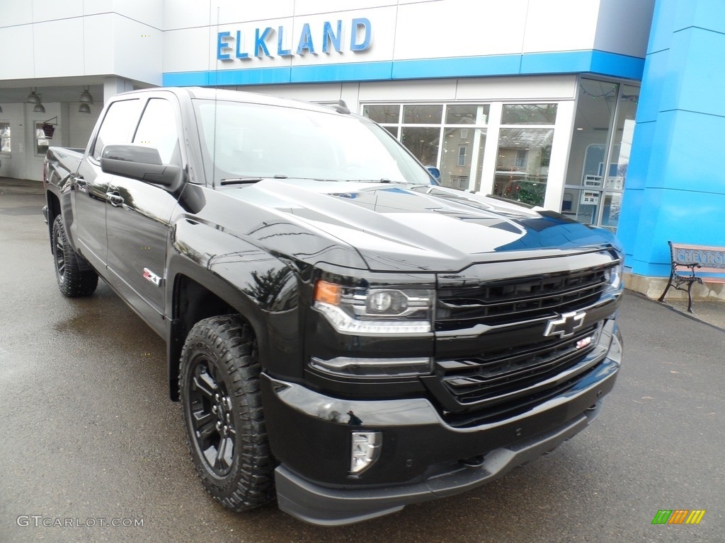 2018 Silverado 1500 LTZ Crew Cab 4x4 - Black / Jet Black photo #4