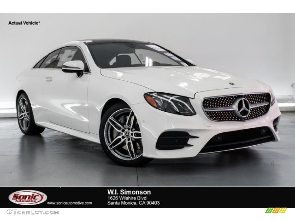 2019 E 450 Coupe - Polar White / Black photo #1