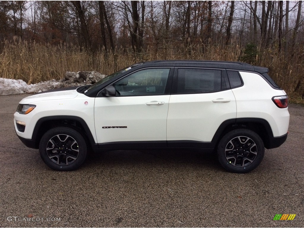 White 2019 Jeep Compass Trailhawk 4x4 Exterior Photo #130533232