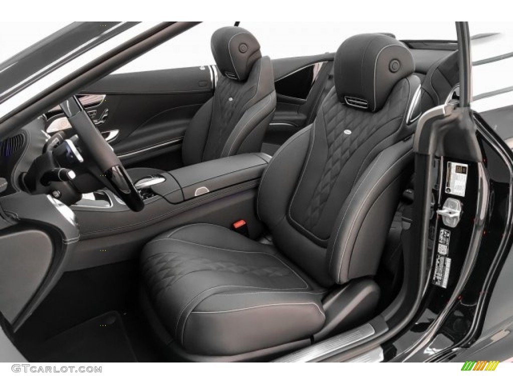 designo Black Interior 2019 Mercedes-Benz S S 560 Cabriolet Photo #130533382