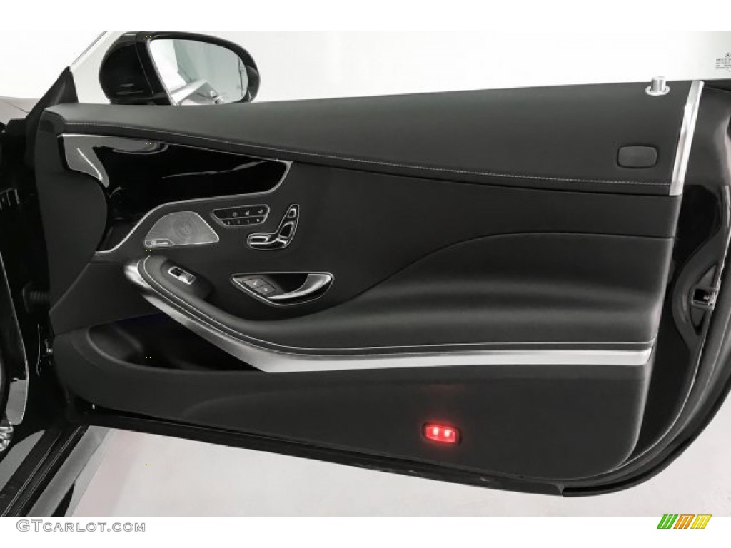 2019 Mercedes-Benz S S 560 Cabriolet designo Black Door Panel Photo #130533676