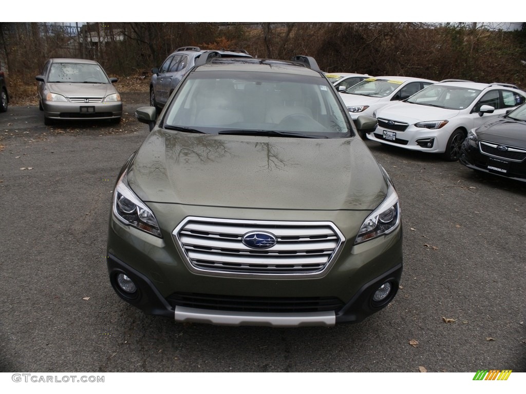2017 Outback 2.5i Limited - Wilderness Green Metallic / Warm Ivory photo #2