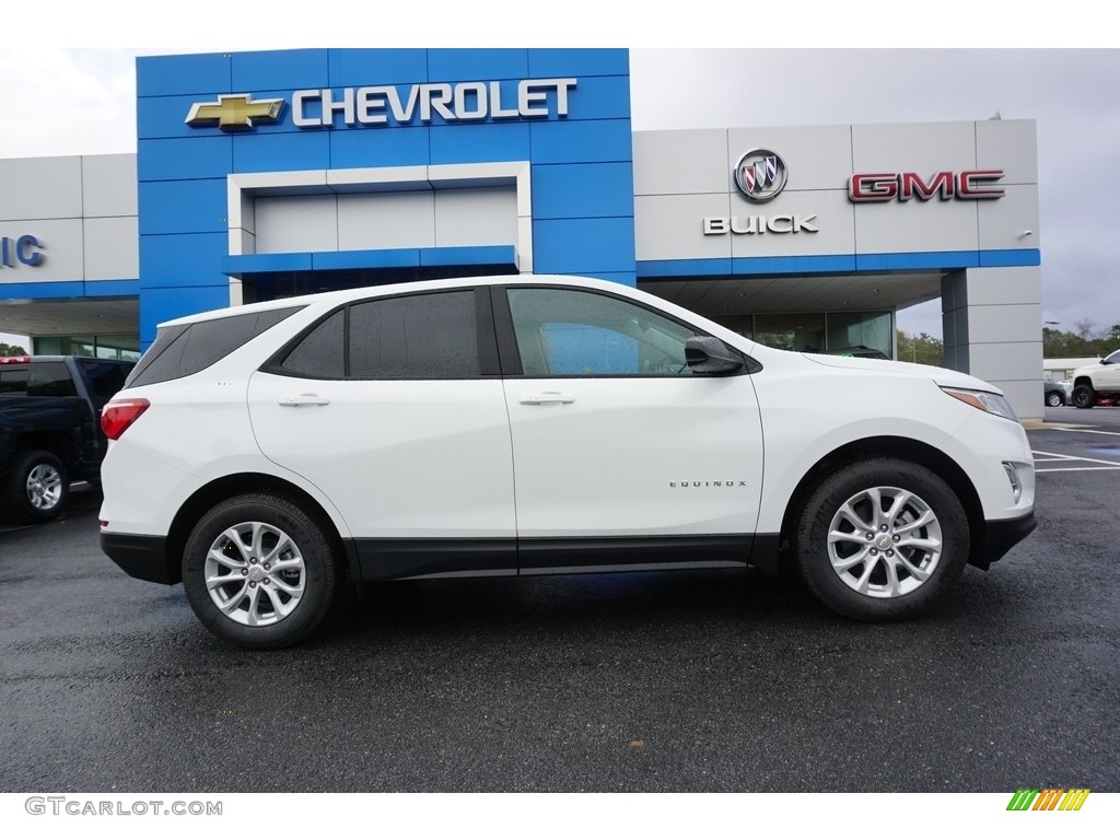 2019 Equinox LS - Summit White / Medium Ash Gray photo #11
