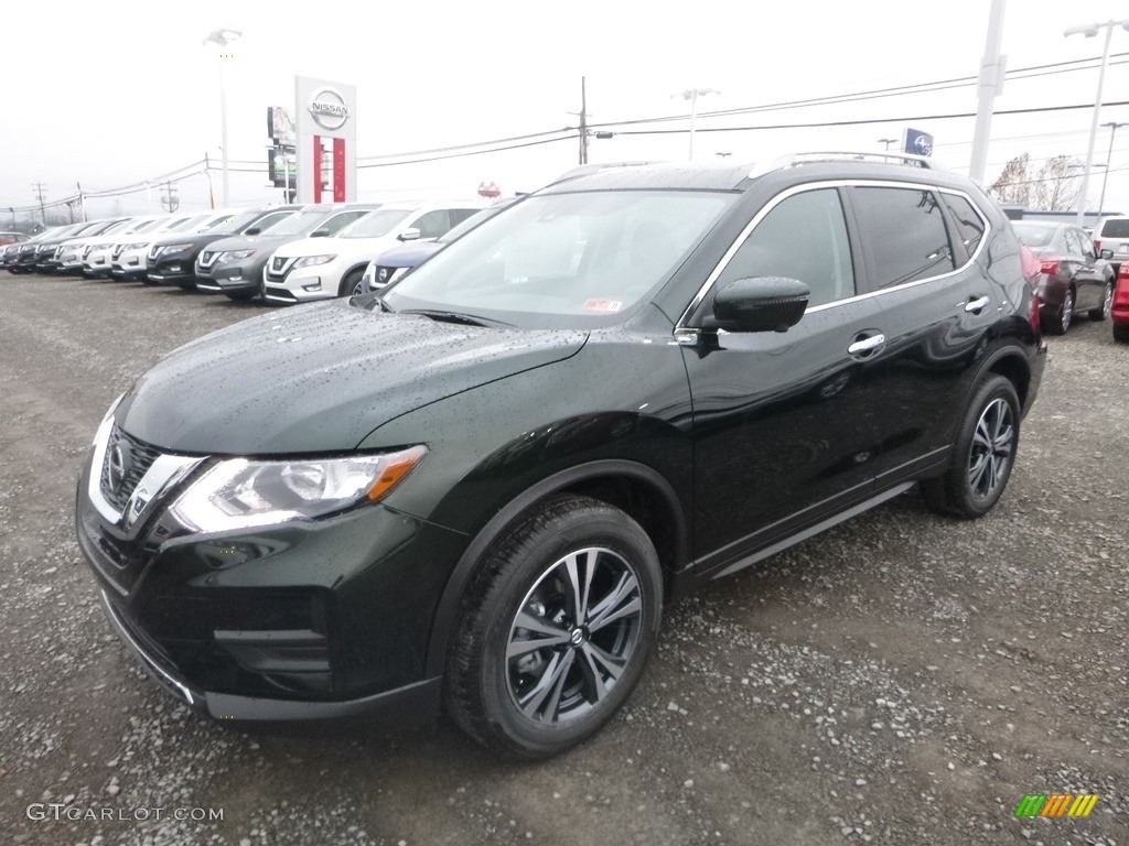 Midnight Pine 2019 Nissan Rogue SV AWD Exterior Photo #130534099