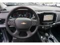 Jet Black 2019 Chevrolet Traverse Premier Steering Wheel