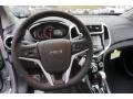 Jet Black 2019 Chevrolet Sonic LT Sedan Steering Wheel