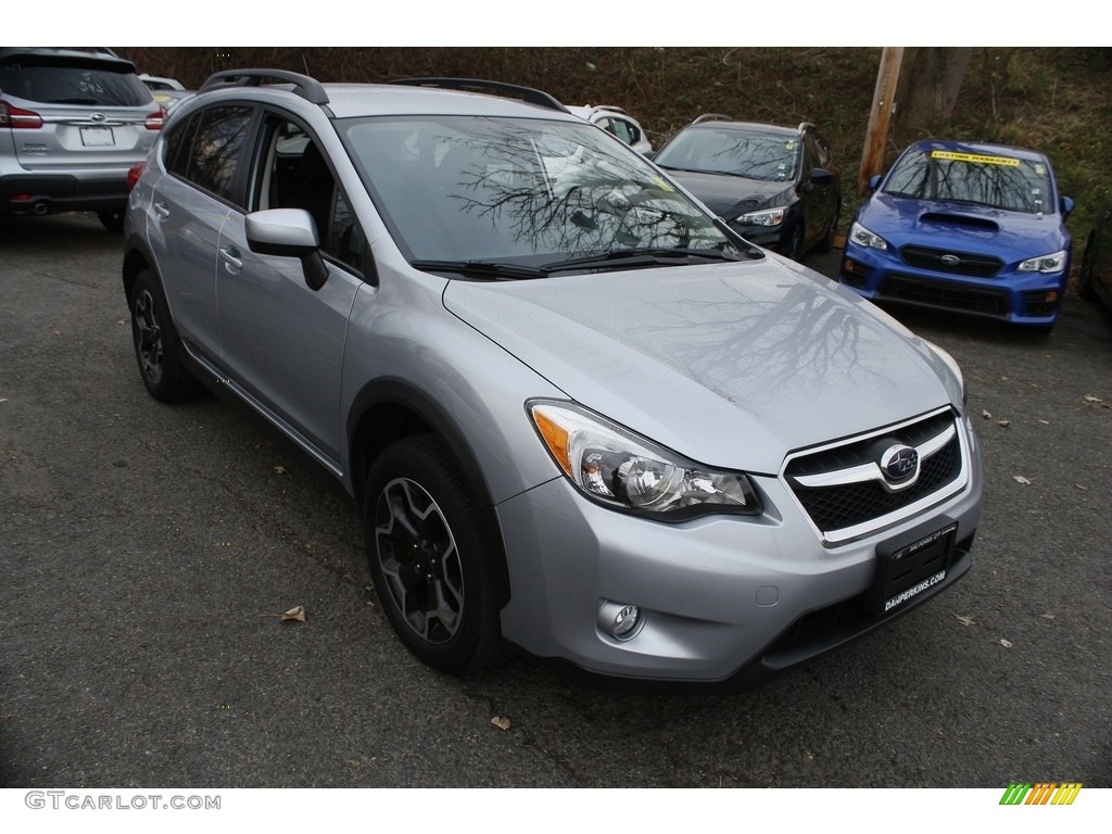 2015 XV Crosstrek 2.0i Premium - Ice Silver Metallic / Black photo #1