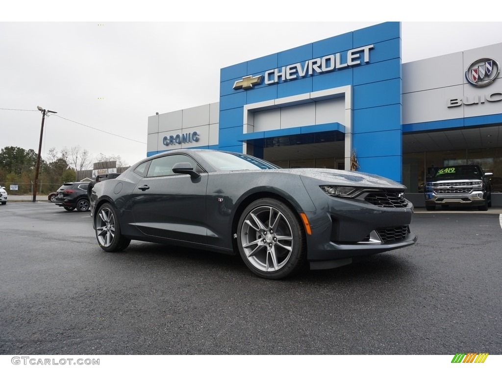 Shadow Gray Metallic 2019 Chevrolet Camaro LT Coupe Exterior Photo #130535614