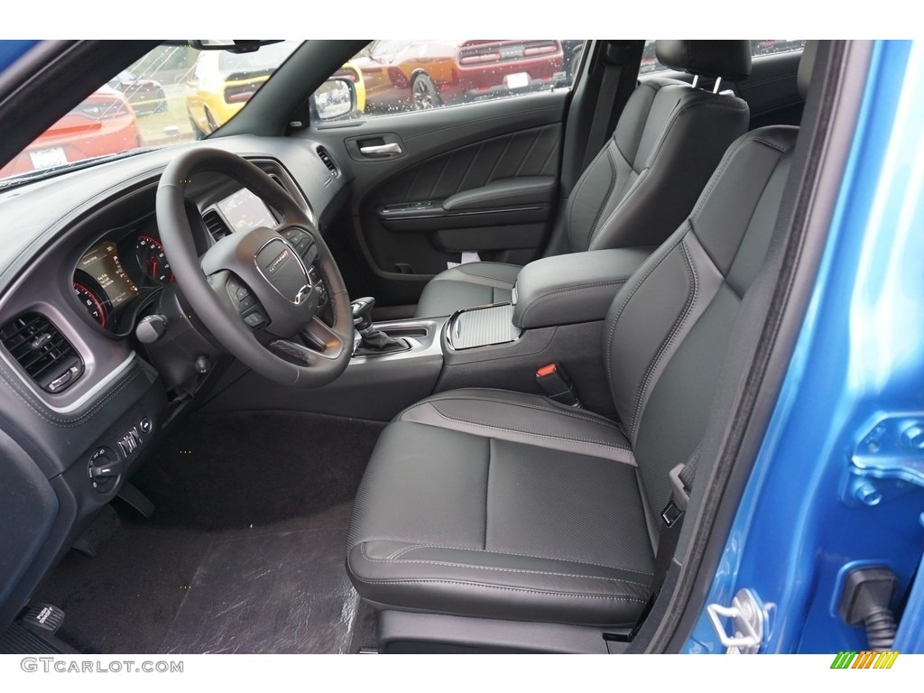 Black Interior 2019 Dodge Charger SXT Photo #130537057
