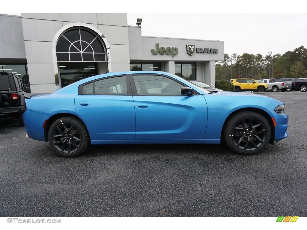 B5 Blue Pearl 2019 Dodge Charger SXT Exterior Photo #130537195