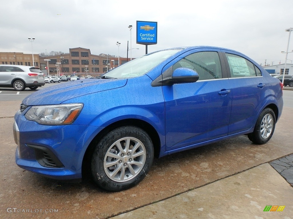 Kinetic Blue Metallic 2019 Chevrolet Sonic LT Sedan Exterior Photo #130538086