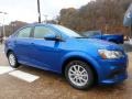 Kinetic Blue Metallic 2019 Chevrolet Sonic LT Sedan Exterior