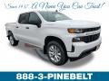 Summit White 2019 Chevrolet Silverado 1500 Custom Crew Cab 4WD