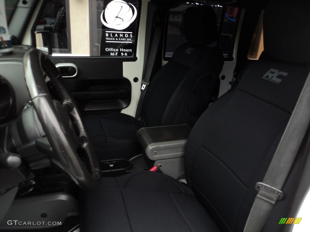 2008 Wrangler Unlimited Rubicon 4x4 - Stone White / Dark Slate Gray/Med Slate Gray photo #7