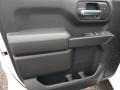 Jet Black 2019 Chevrolet Silverado 1500 Custom Crew Cab 4WD Door Panel