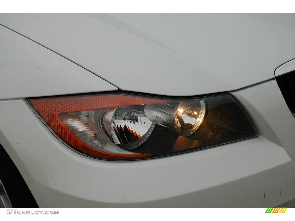 2007 3 Series 328i Sedan - Alpine White / Beige photo #11