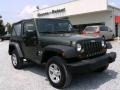 2008 Jeep Green Metallic Jeep Wrangler X 4x4  photo #1