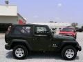 2008 Jeep Green Metallic Jeep Wrangler X 4x4  photo #2